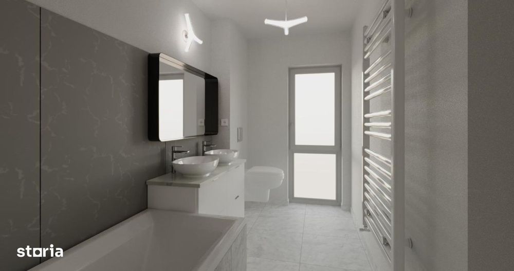 Casa nouă tip Duplex, 155 mp, 200 mp curte individuala- Odăile