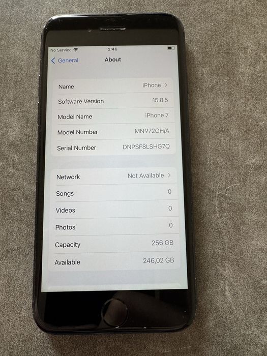 iPhone 7 Black 256Gb