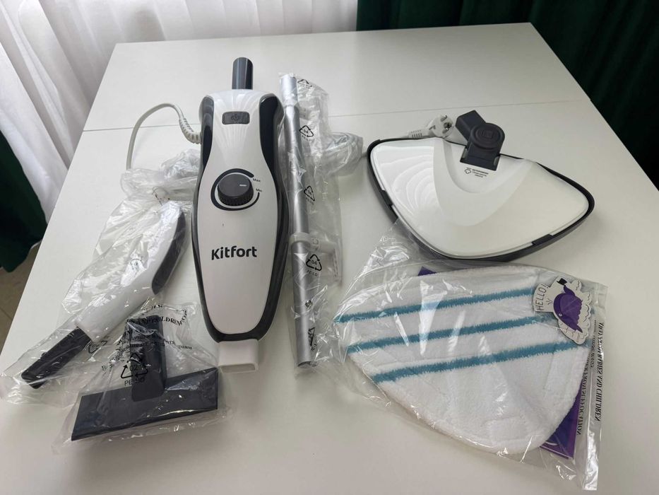 Mop electric cu aburi de înalta calitate, Kitfort KT-1006