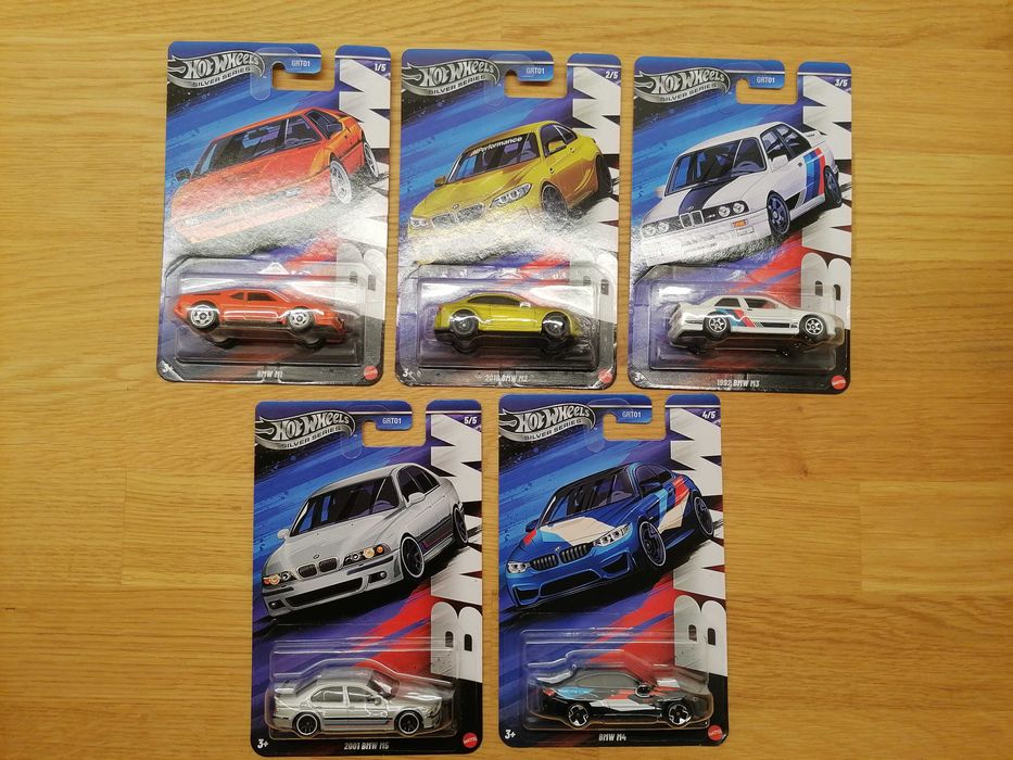 Комплект Hot Wheels Silver Series – BMW (GRT01)