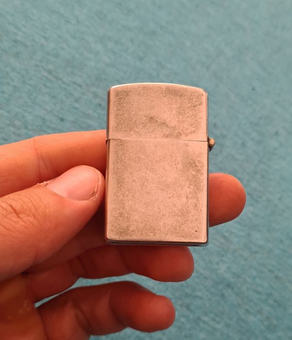 Bricheta Din Argint 950 Japan Veche Pe Benzina Stil Zippo