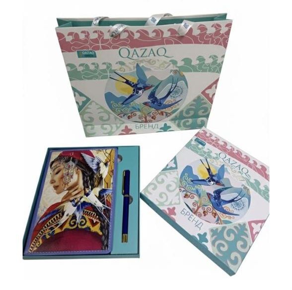 Блокнот Qazaq Этно, A6, 100 л, мультиколор