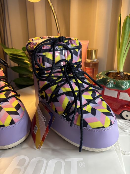 Moon Boot Liliac Cyber Lime | citiți detaliile anunțului!!