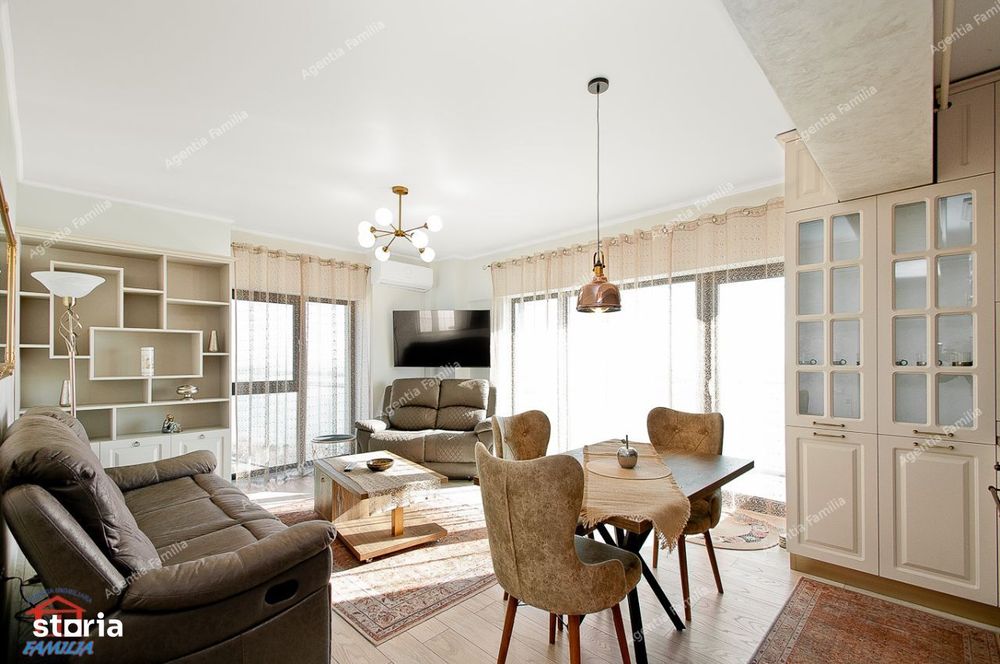 Inchiriere apartament cu trei camere in Galati, Faleza, mobilat utilat