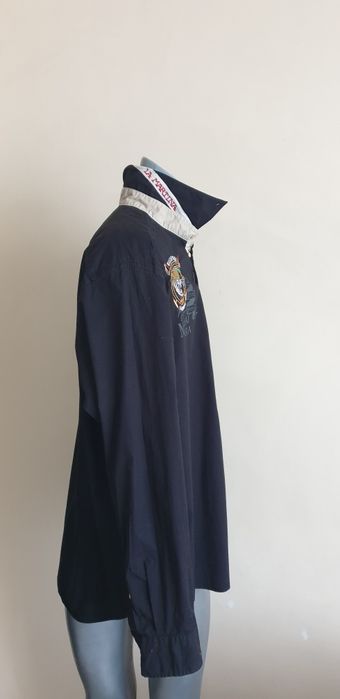 La Martina Stretch Cotton Slim Fit Mens Size 2XL ОРИГИНАЛ! МЪЖКА РИЗА!