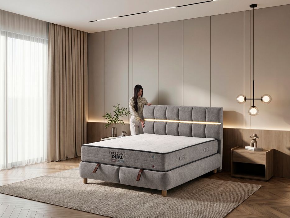 Тапицирано легло Moda с матрак Dual 160/200