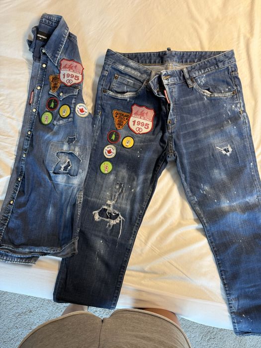 Dsquared, used shirt and jeans