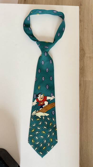 Вратовръзка Hugo Boss 100% коприна , Флинтстоун