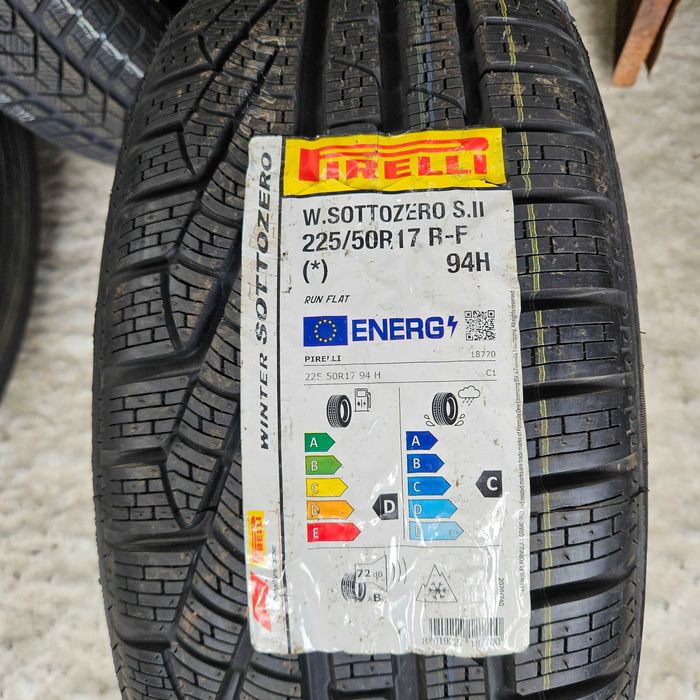 1 Нова зимна гума 225/50R17 Pirelli Sottozero winter210 serie II * RunFlat 94H M+S 3PMSF с борд