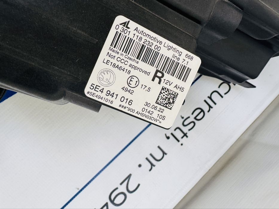 Far dreapta led Skoda Octavia 4 cod 5E4941016