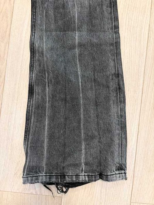 Balenciaga FW22 Lost Tape Flared Bootcut Jeans Gray