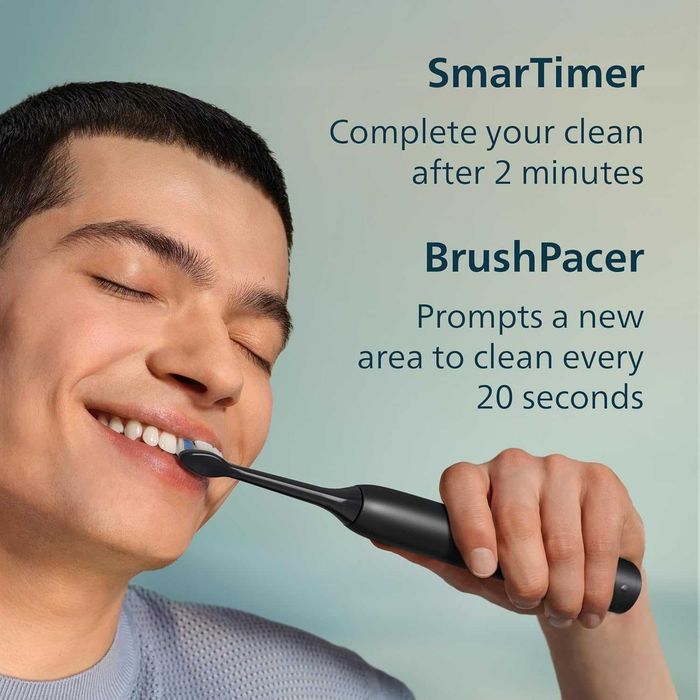 Електрическа четка за зъби Philips Sonicare серия 4000,черна,HX4044/52