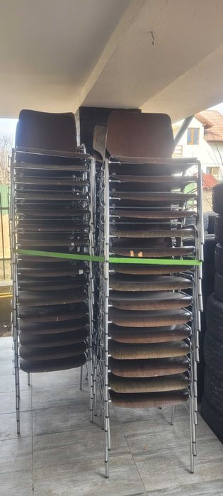 Scaune săli conferinte, școli, after school, cadru inox