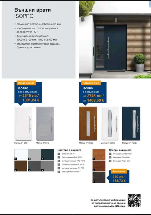 Входни врати за къщи Хьорман Thermo 65