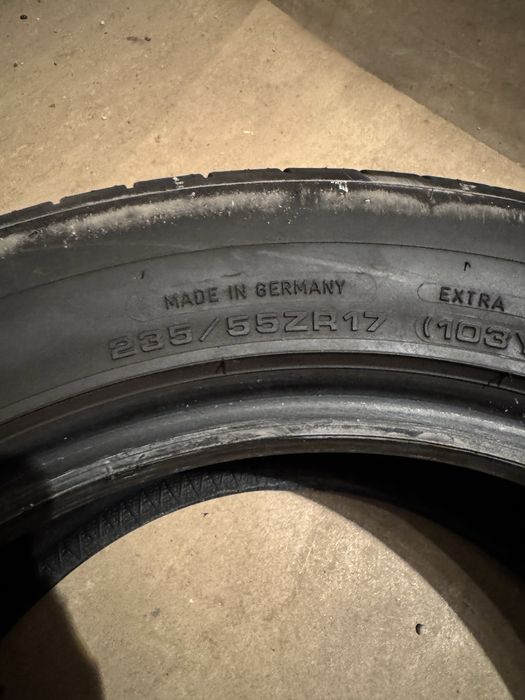 Anvelope vară Dunlop 235/55 R17 DOT 2025 – aproape noi – PREȚ MIC