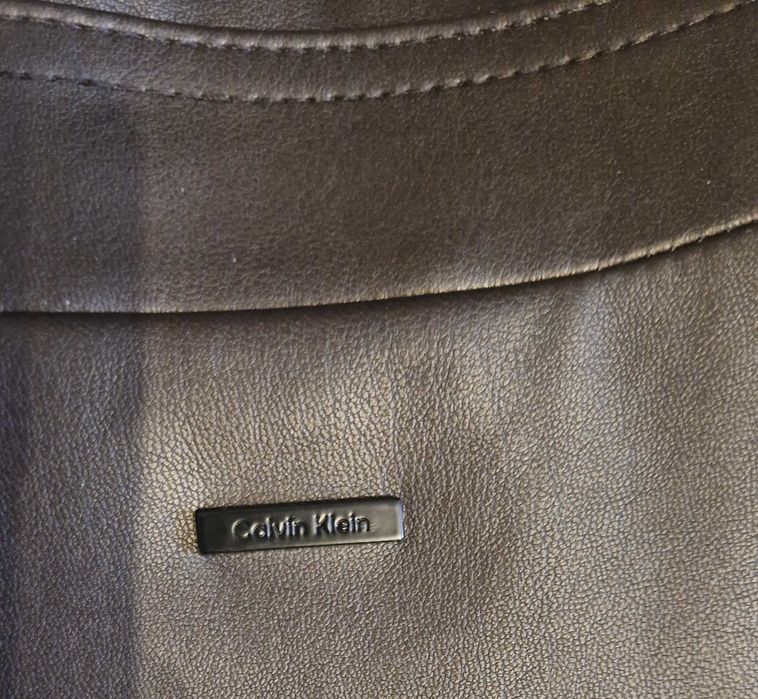Calvin Klein кожено яке S мъжко