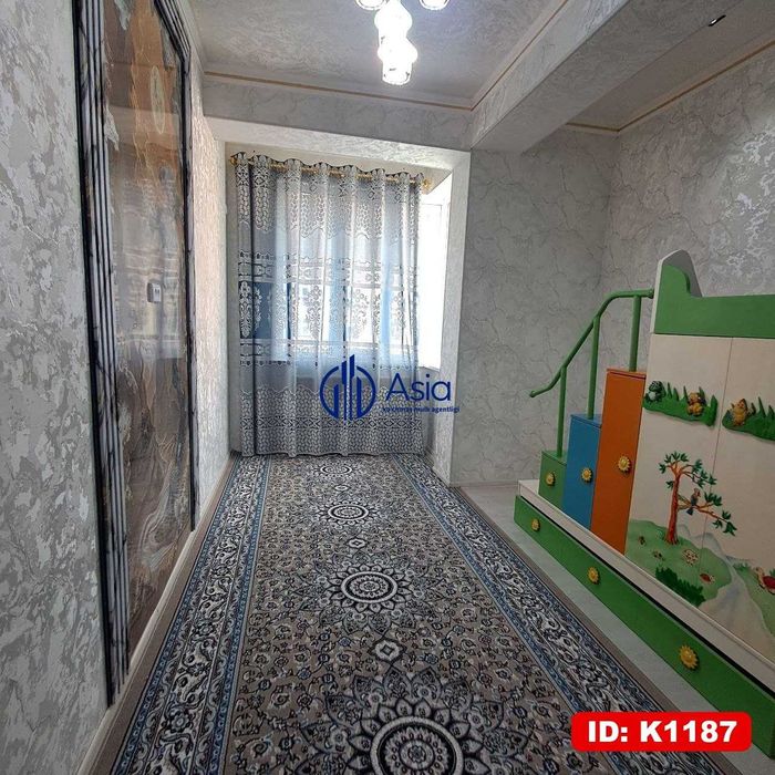 K1187 7mikrorayonda 3xonalik kvartira sotiladi