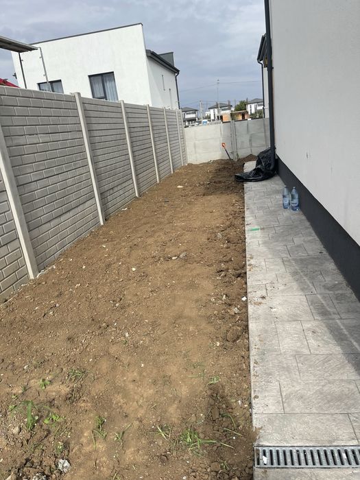 Gazon rulou și plante Ornamentale