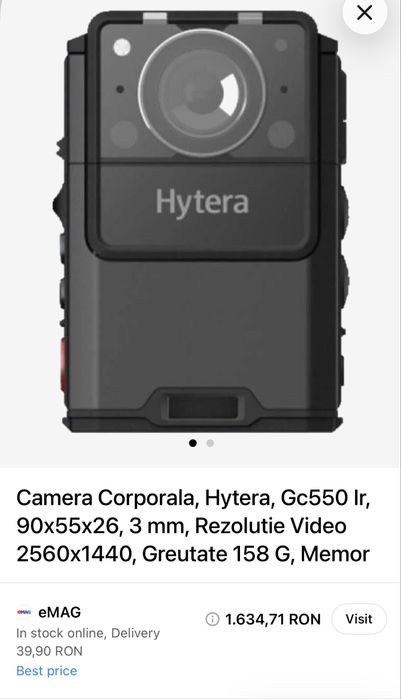 Body Camera Hytera GC550