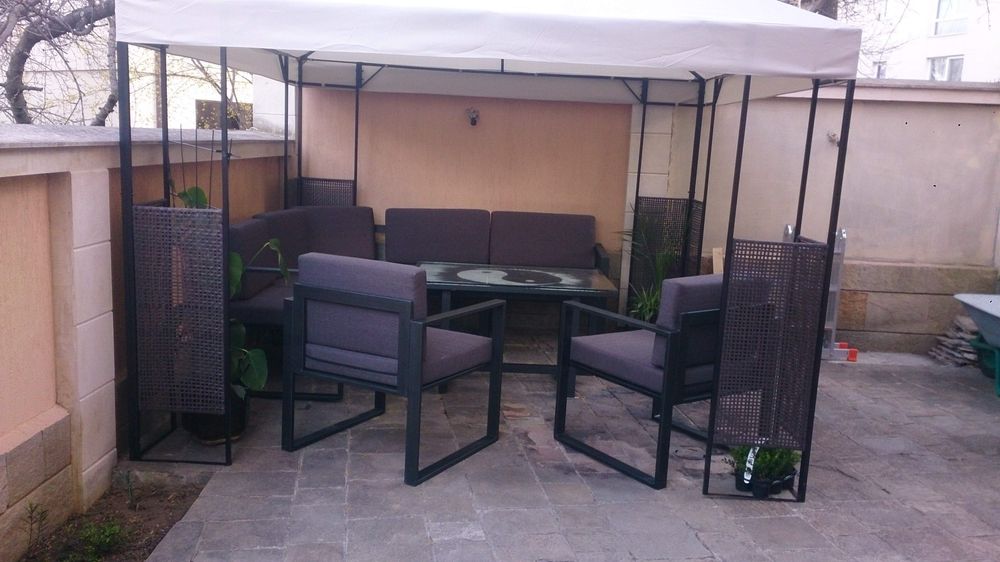 Градински мебели, шатри, декораций, по поръчка