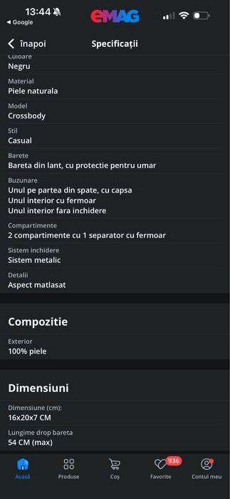Geanta Mk din piele