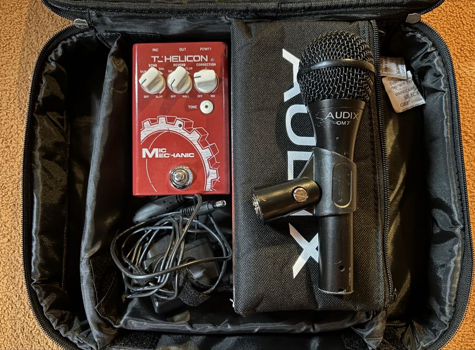 mic mechanic2 audix om7 soft case (set budle)