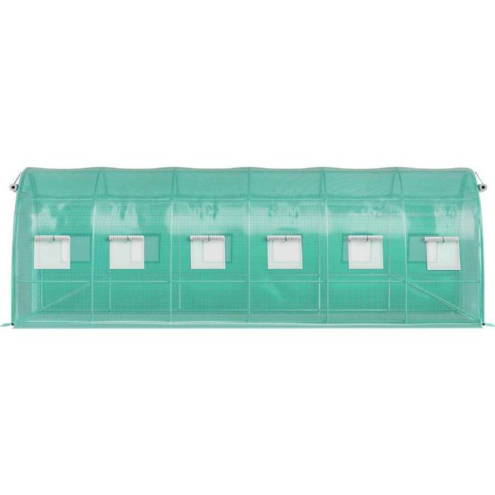 Solar de grădină 6x3x2.5m, polietilenă 240 g/m2 UV+, țeavă 26 * 1.2mm