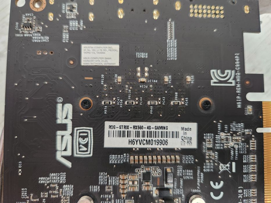 Видео карта AMD ASUS STRIX Radeon RX 560 4GB