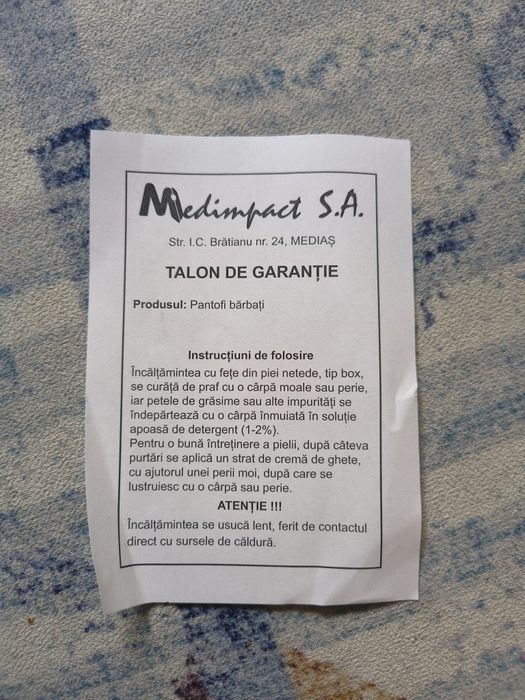 Vand pantofi politie 40