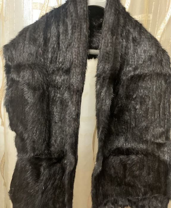 Норковый платок с карманами