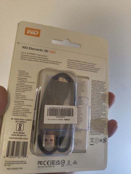 Ssd date 1TB extern WD Se nou,stare perfecta laptop PC