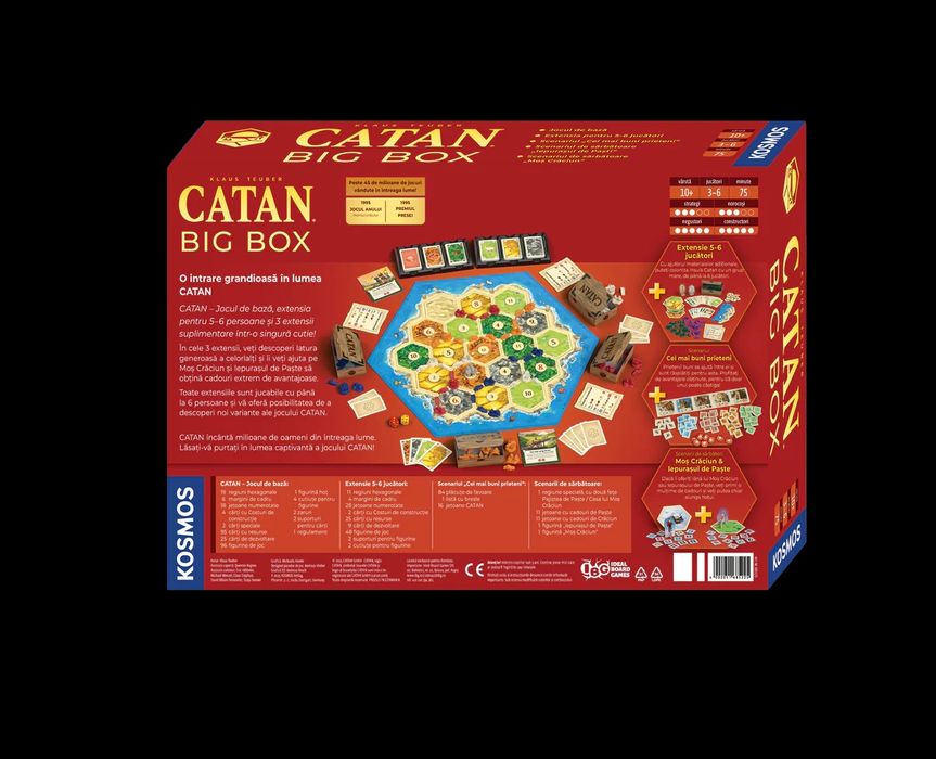 Joc societatate Catan Big box editia 2025,nou,sigilat