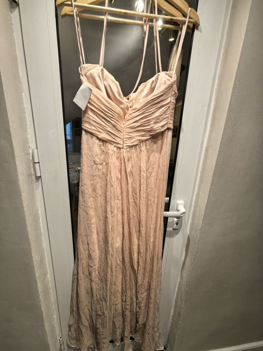 Amsale Официална рокля от копринен шифон