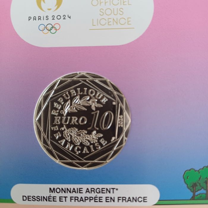 Възпоменателна сребърна монета Олимпийски игри Париж 2025