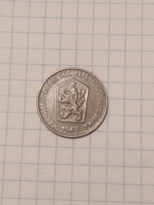Коллекционная монета CESKA 1963 (ОРИГИНАЛ)