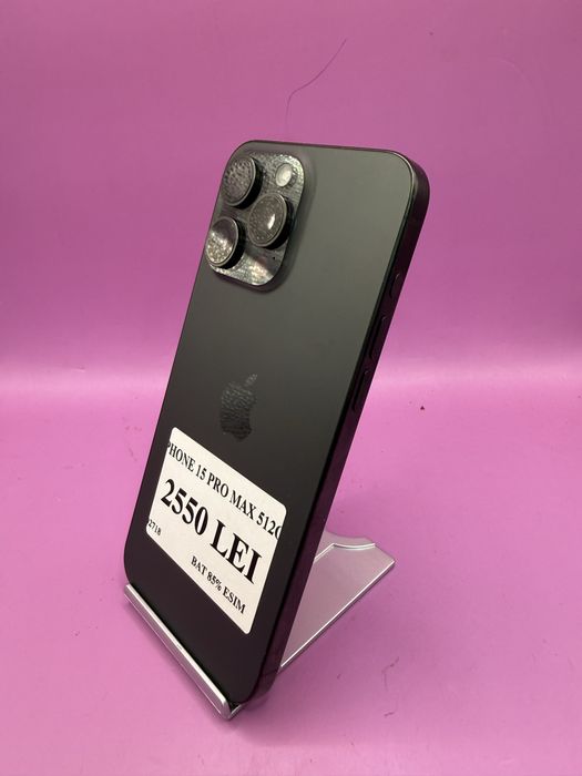 Iphone 15 Pro Max 256gb e sim •Matei Amanet Crangasi•2718