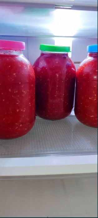 Продам томатный сок, огонёк и консервацию