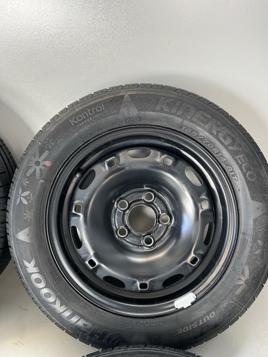 Оригинални джанти 14 цола 5х100 за Шкода Фабия с летни гуми 165/70/14