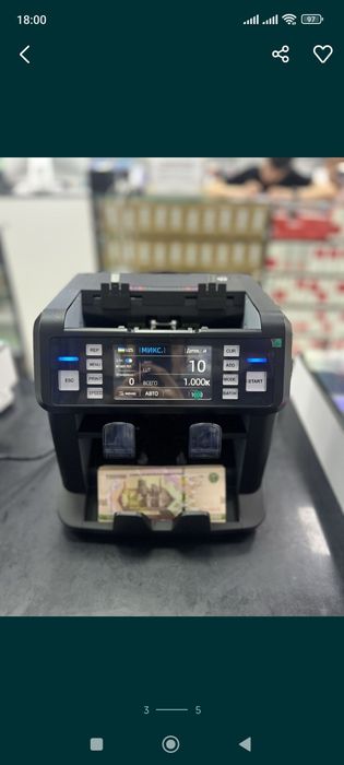 Новая счетная машинка.Счётная машина. Пул санаш аппарат.Pul sanaydigan