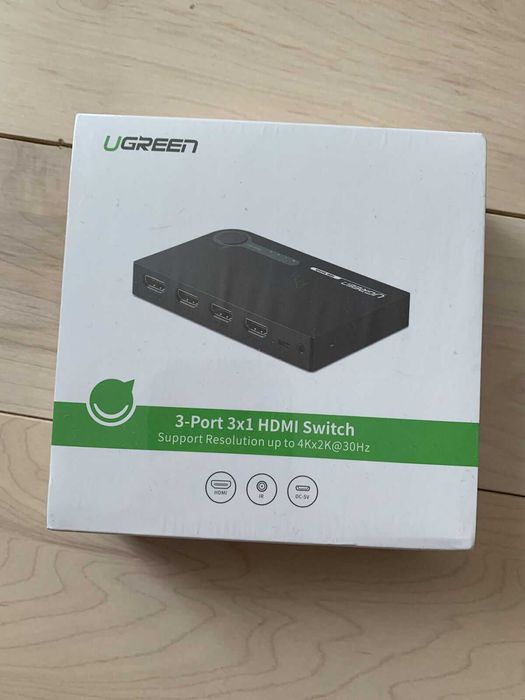 Comutator HDMI 3 porturi Ugreen Port HDMI pentru XBOX 360 PS3 PS4 Smar