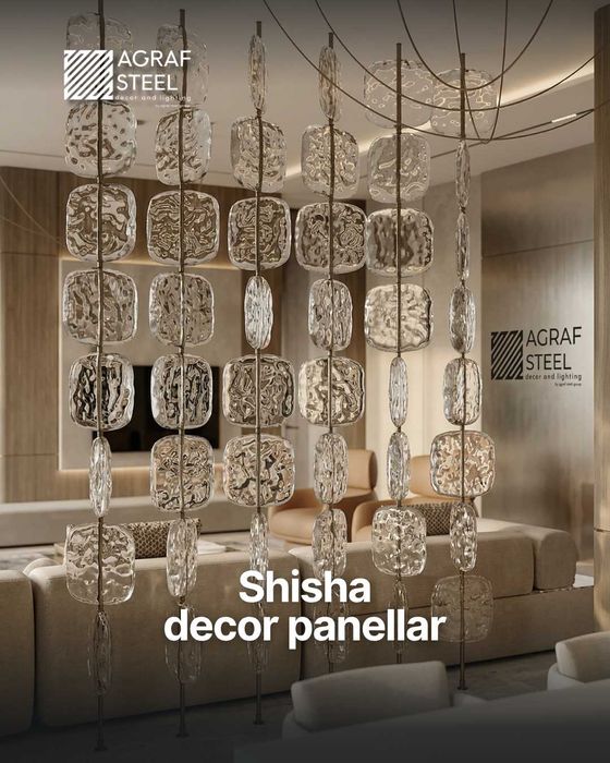 декоративные стеклянные панели (подвесные), АРТ панели