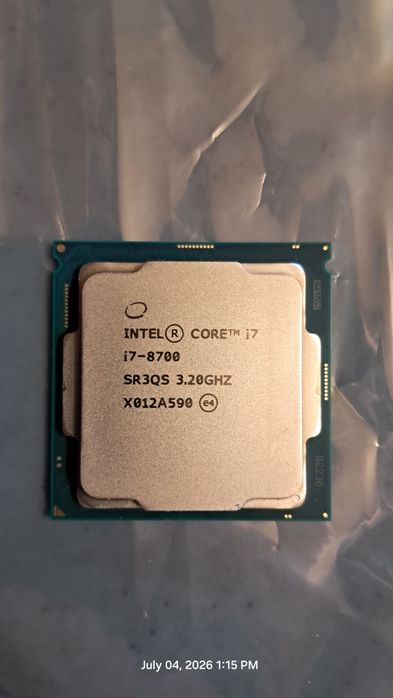 Procesor Intel Core i7-8700, 3.20GHz - 4.60GHz Turbo, Socket LGA1151 v2