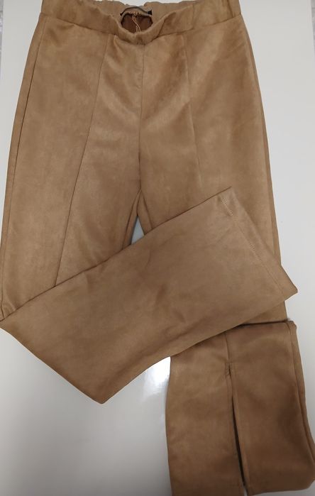 Pantaloni piele întoarsă