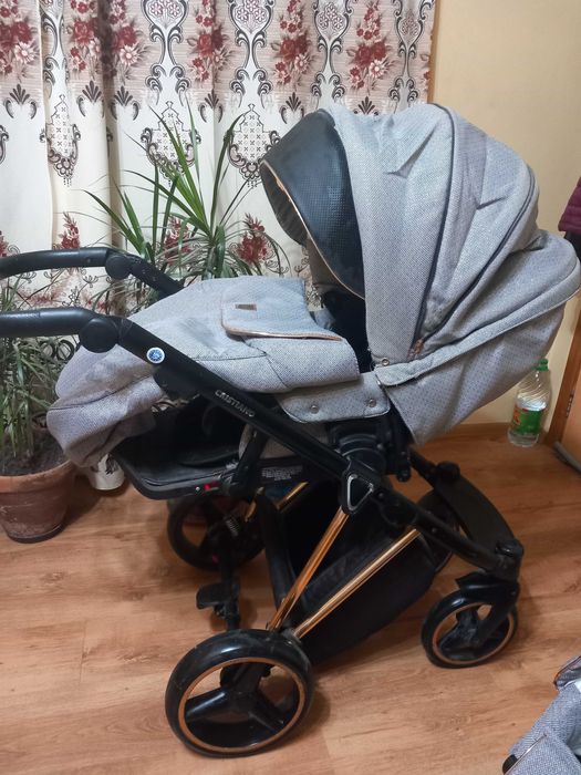 Бебешка количка със кош за новородено!