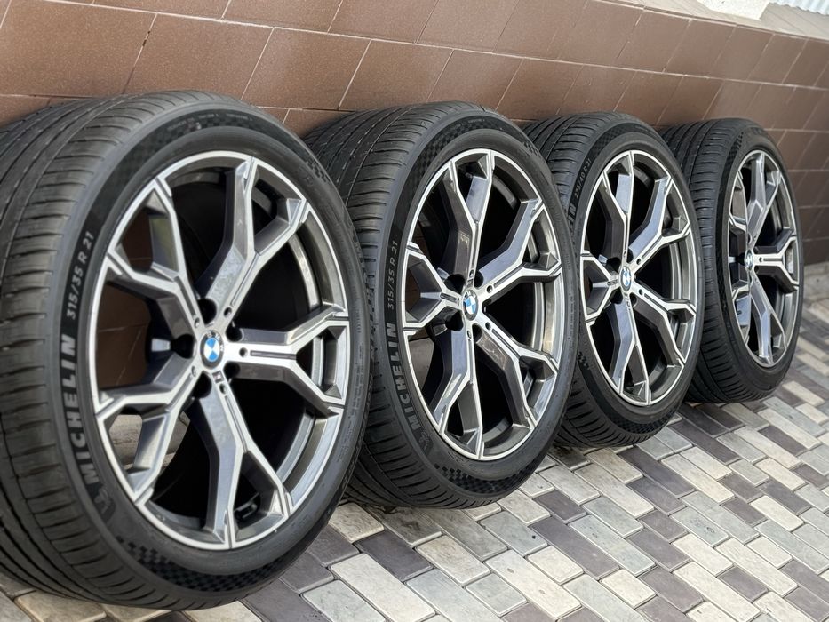 741 m стиль R21 bmw x5 x6 g05 g06 х5 х6 с резиной Michelin pilot sport