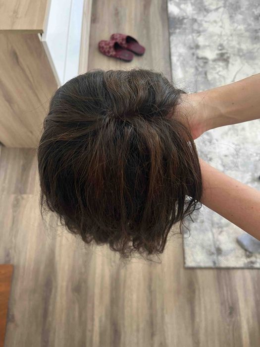 Нова перука от естетвен косъм 56см