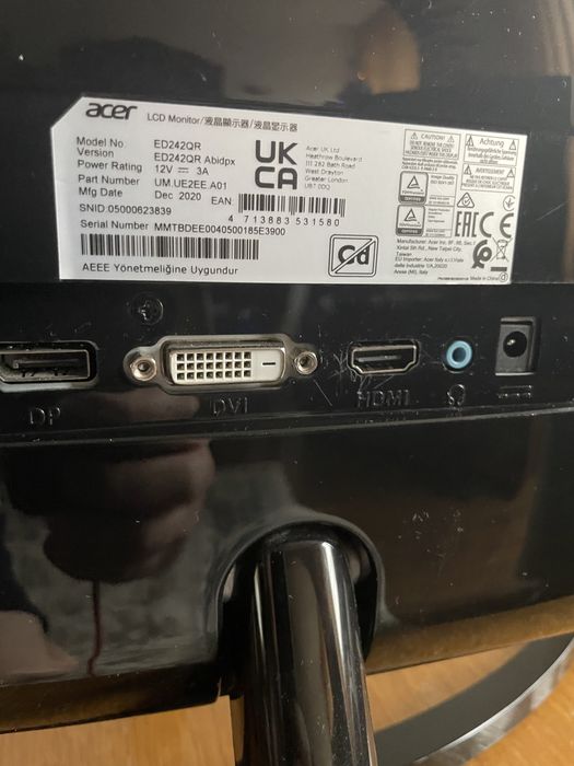 Monitor LED Acer Gaming