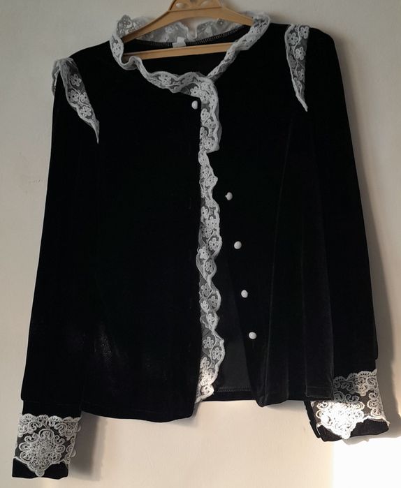 Женская велюр рубашка