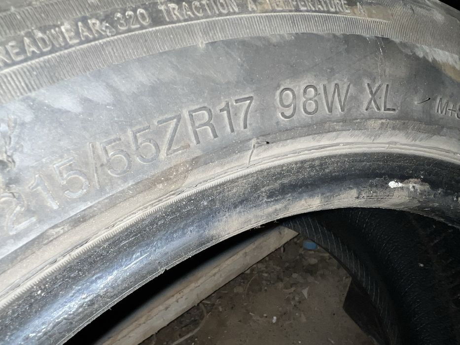 Продается летние шины почти новые