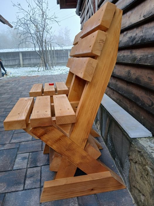 Scaune terasă din lemn masiv